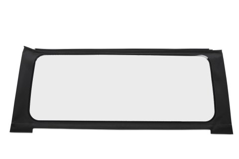 Bestop - Soft Top Windows for 2018-2026 WRANGLER 58308-17 OE Replacement Windows; Jeep 2018-23 Wrangler JL (Rear; 2-Door or 4-Door; Black Twill; Clear)