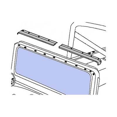 Bestop Windshield Channels for 1966-1977 BRONCO - 5120601 Channel, Ford, SUV, Each