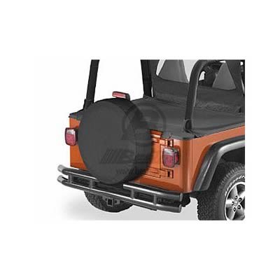 Bestop Tire Covers 6103035 Cover, Black Diamond, Fabric, Wraparound, for Tires up to 10 in. Wide and 30 in. Diameter, Each
