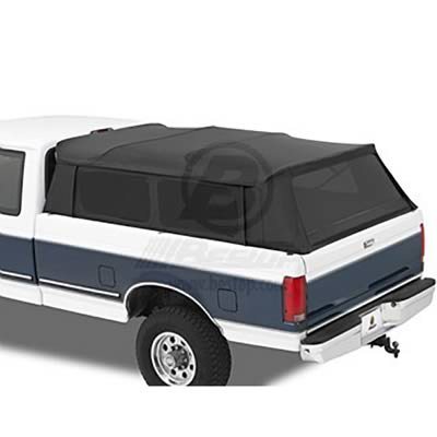 Bestop Supertops for Trucks 7631535 Soft Top, Supertop Truck Bed Cover, Canvas, Black Diamond, Tinted Windows, Chevy, Ford, GMC, Each