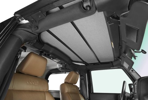 Bestop Sunrider Tops for Hardtop Jeeps 2007-2018 WRANGLER, 2018 WRANGLER JK - 5245317 Hardtop, Twill, Black, Factory Hard Top, Jeep, JK, Each
