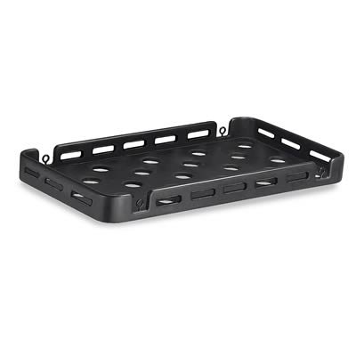 Bestop HighRock 4x4 Universal Rack Trays for 1987-2018 WRANGLER, 2018 WRANGLER JK - 4144401 Cargo Tray, Tray, Attaches To Brackets, Black, Each
