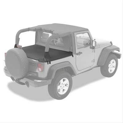 Bestop Duster Deck Covers for 2007-2017 WRANGLER, 2018 WRANGLER JK - 9003335 Soft Top, Cover, Polymer Cloth, Black Diamond, Jeep, Each