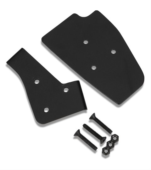 Bestop - Side View Mirror Mounting Brackets for 1976-1986 CJ7, 1987-2006 WRANGLER 5125801 2-Piece Doors CJ7/Wrangler '76-'06 Black