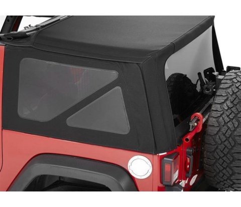 Bestop - Soft Top Windows for 2007-2017 WRANGLER, 2018 WRANGLER JK 5844274 Window Kit, Pebble Beige Twill, Tinted