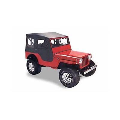 Bestop Tigertops 5140301 Soft Top, 1-Piece Full Doors, Tigertop, Polymer Cloth, Black, Windows Included, Full Soft Doors, Jeep, Kit