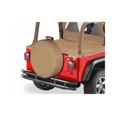 Bestop Tire Covers 6103337 Cover, Spice, Fabric, Wraparound, for Tires up to 13 in. Wide and 33 in. Diameter, Each