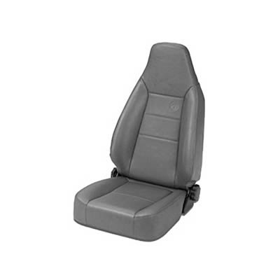 Bestop TrailMax II Sport Charcoal Vinyl Seat 3943409 Seat, II, Highback Front Bucket, Reclining, Vinyl, Charcoal, Jeep, Each