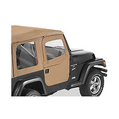Bestop 2-Piece Soft Doors for 1997-2006 WRANGLER - 5178937 Doors, Full, Fabric, Spice, Driver and Passenger Side, Jeep, Pair