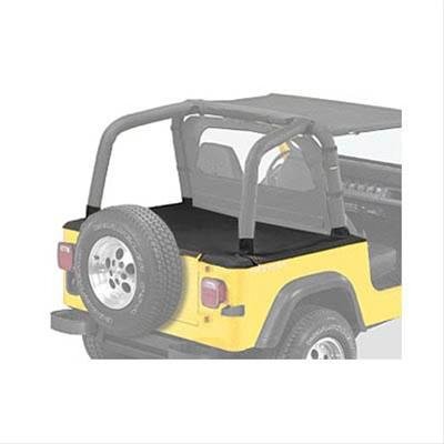 Bestop Duster Deck Covers for 1992-1995 WRANGLER - 9001015 Soft Top, Cover, Polymer Cloth, Black Denim, Jeep, Each