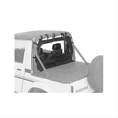 Bestop Windjammers 8006115 Soft Top, Windjammer, Polymer Cloth, Black Denim, Suzuki, Samurai, Each