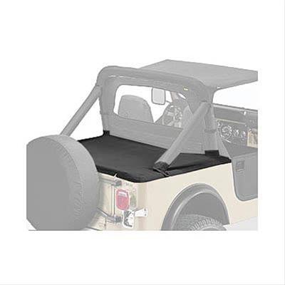 Bestop Duster Deck Covers 9000301 Soft Top, Cover, Polymer Cloth, Black, Jeep, Each