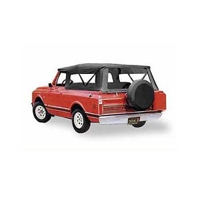 Bestop Tigertops 5131101 Soft Top, 1-Piece Full Doors Tigertop, Polymer Cloth, Black, Jeep, Each