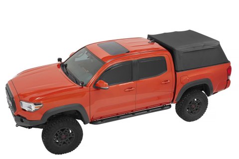 Bestop Supertop for Truck 2 Tonneau Covers 2005-2025 FRONTIER - 77338-35 Cover, 2, Soft Roll-Up, Hook and Loop Attachment, Black Diamond, Vinyl, 5 ft. Bed, Nissan, Each