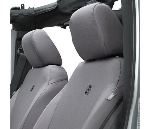 Bestop Seat Covers for 2018-2026 WRANGLER - 2929309 Covers, Rear, Charcoal, Jeep 2018-19 Wrangler Unlimted, JL 4-door, Fits Factory Rear Seats With Fold Down Armrest,, Pair