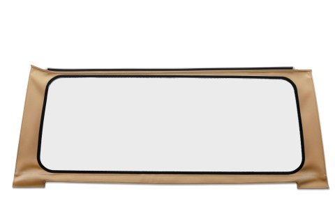 Bestop - Soft Top Windows for 2018-2026 WRANGLER 58308-71 OE Replacement Windows; Jeep 2018-23 Wrangler JL (Rear; 2-Door or 4-Door; Tan Twill; Clear)