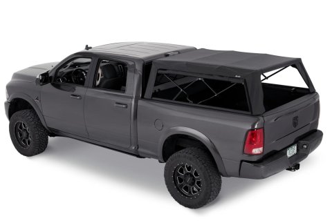 Bestop Supertops for Trucks 2 2011-2025 1500, 2019-2021 1500 CLASSIC, 2009-2010 RAM - 7732735 Soft Top. Supertop Truck 2, Truck Cap Top, PVC Coated Sailcloth, Black, Side Curtains, Tinted Rear Window, 5 1/2 ft. Bed,