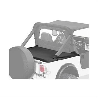 Bestop Duster Deck Covers for 1980-1986 CJ7, 1987-1991 WRANGLER - 9000501 Soft Top, Cover, Polymer Cloth, Black, Jeep, Each