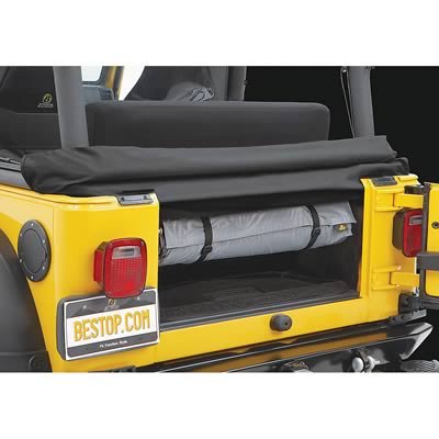 Bestop HOSS Jeep Window Storage Duffels 4281009 Duffle, Charcoal, all and Factory Zipout Vinyl Windows, Jeep, Each