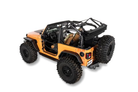 Bestop Trektop Glide Slantback Soft Tops 54930-35 Top, Slantback, Black Diamond, 2 Door, JL, Jeep, Kit