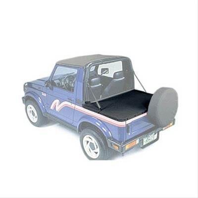 Bestop Duster Deck Covers for 1986-1995 SAMURAI - 9000615 Soft Top, Cover, Polymer Cloth, Black Denim, Suzuki, Samurai, Each