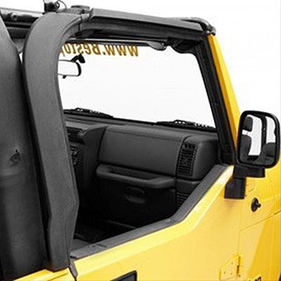 Bestop Door Surrounds for 2007-2018 WRANGLER, 2018 WRANGLER JK - 5501101 Surround Kit, Black, Polypropylene, Driver, Passenger, Tailgate, Jeep, Kit