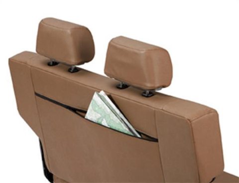 Bestop TrailMax II Fold and Tumble Black Vinyl Seat 3944001 Seat, Tumble, Rear Bench, Vinyl, Black, Jeep, Each