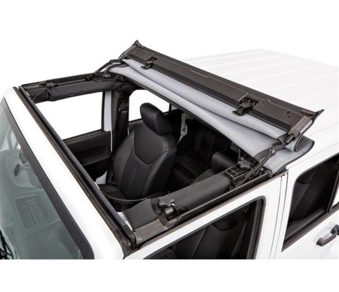 Bestop Sunrider Tops for Hardtop Jeeps 2007-2018 WRANGLER, 2018 WRANGLER JK - 5245335 Hardtop, Polymer Cloth, Black Diamond, Factory Hard Top, Jeep, JK, Each