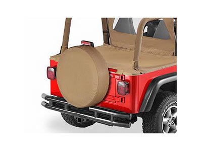 Bestop Tire Covers 6103037 Cover, Spice, Fabric, Wraparound, for Tires up to 10 in. Wide and 30 in. Diameter, Each