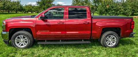 N-fab Running Boards, Nerf Bars and Rock Sliders GFD09RC-TX Step Systems Growler Fleet Textured Black Cab Length 09-18 Dodge RAM 2500 / 3500 10-19, RAM 1500 Regular Cab