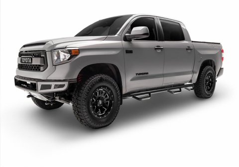 N-fab - Running Boards, Nerf Bars and Rock Sliders for 2017-2023 TITAN N1689CC-6 Nerf/Step Bar (Wheel to Wheel)