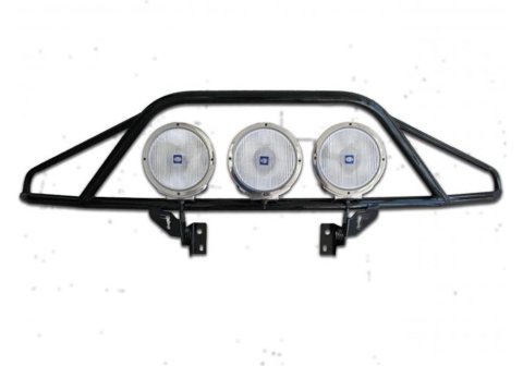 N-FAB Pre-Runner Light Bar Grille Guards for 2011-2018 1500, 2019-2023 1500 CLASSIC, 2009-2010 RAM - D093LH Guard, Pre-Runner, Steel, Black Powdercoated, Dodge, Ram, Each