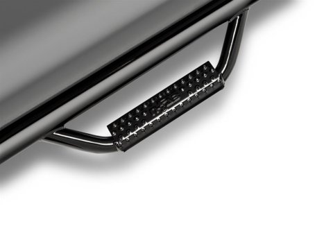N-FAB Nerf Steps for 2003-2009 RAM 3500, 2500, 2002-2008 1500 - D0289QC Step Bars, Bars, Wheel 2 Wheel, Steel, Black Powdercoated, 3 in. Diameter, Dodge, Pair