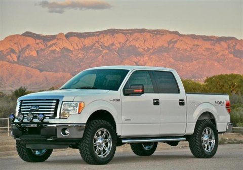 N-FAB Light Bars F094LB Bar, Front Bumper Mount, Steel, Black, 4-Tabs, Ford, Each