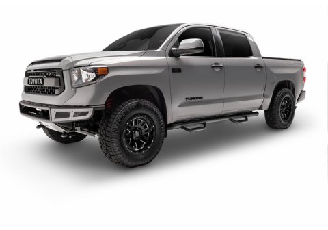 N-fab - Running Boards, Nerf Bars and Rock Sliders for 2015-2023 F-150 F1597QC-TX Step Systems, Step, Texture Black