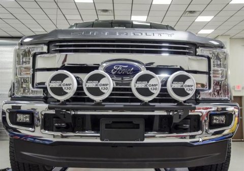 N-fab Light Mounting Bars F184LB L.M.S. (Light Solution), Bar, Gloss Black