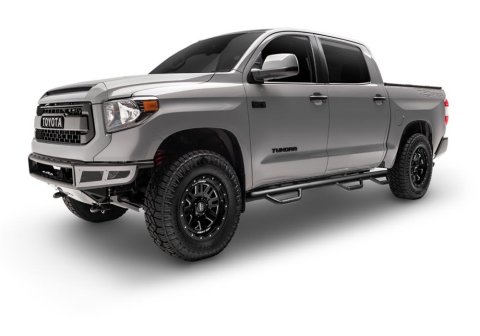 N-fab - Running Boards, Nerf Bars and Rock Sliders for 2017-2023 TITAN N1689CC-6-TX Nerf/Step Bar (Wheel to Wheel)