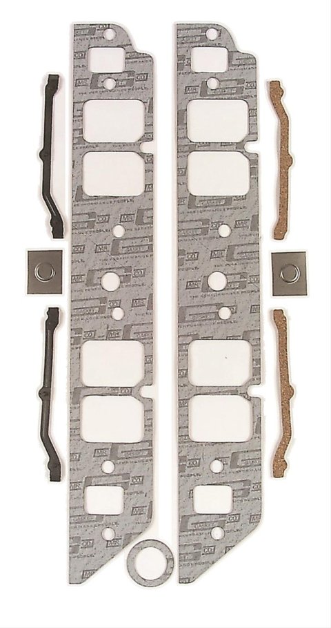Mr. Gasket Standard Intake Sets 110 Gaskets, Manifold, Intake, Composite, Rectangle, 2.50 in. x 1.75 in. Port, .120 in. Thick, Chevy, 396-454, Set
