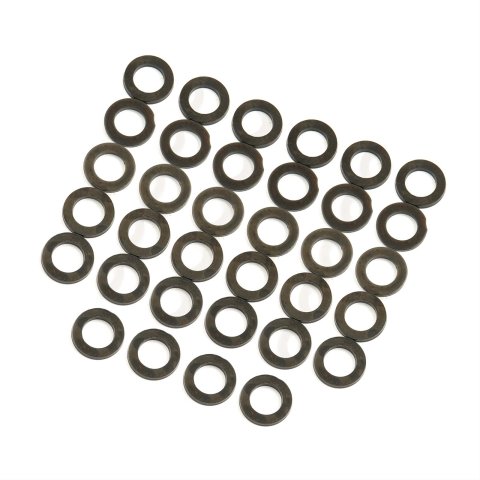 Mr. Gasket Head Bolt Washers 87 Washers, Steel, Zinc Plated, .438 in. Inside Diameter, .120 in. Thick, Set of 34