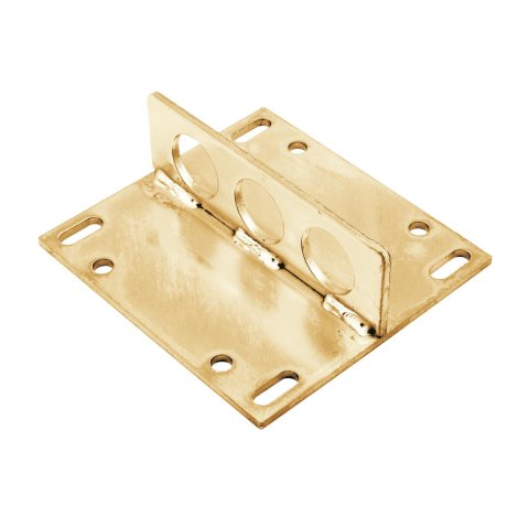 Mr. Gasket Engine Lift Plates 33027G Plate, Carburetor Pad Mount, Steel, Gold Iridited, Each