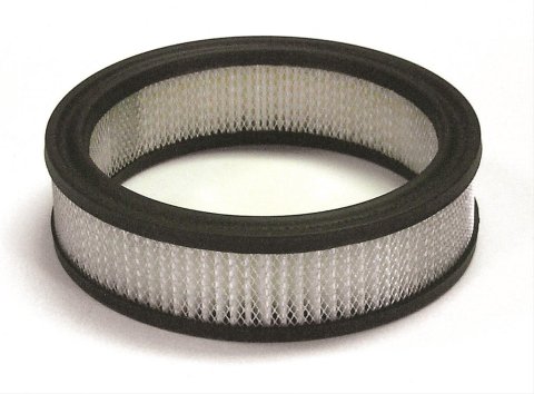 Mr. Gasket Air Filters 1486A Filter Element, Round, Paper, White, Replacement for MRG-1486, Each