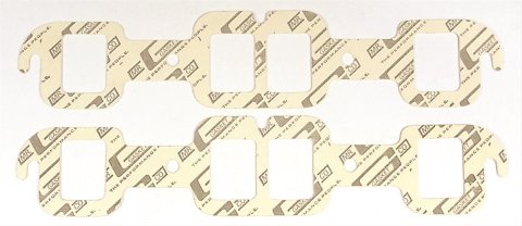 Mr. Gasket Header/Manifold Exhaust Gaskets 453 Gaskets, Header, High-Temperature White, Rectangular Port, Oldsmobile, V8, Set
