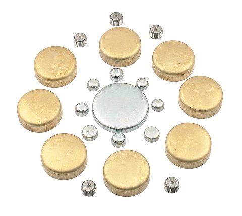Mr. Gasket Freeze Plug Kits 6481 Plug, Brass, Small Block, Chevy, Kit