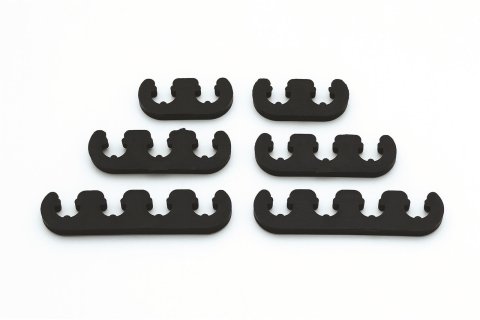 Mr. Gasket Competition Wire Separator Kits 9728 Ignition Loom/Separator, Competition, Plastic/Black, 7-8mm, Kit