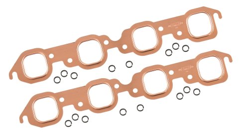 Mr. Gasket CopperSeal Exhaust Gaskets 7158MRG Gaskets, Copper, Square Port, Chevy, Big Block, Pair