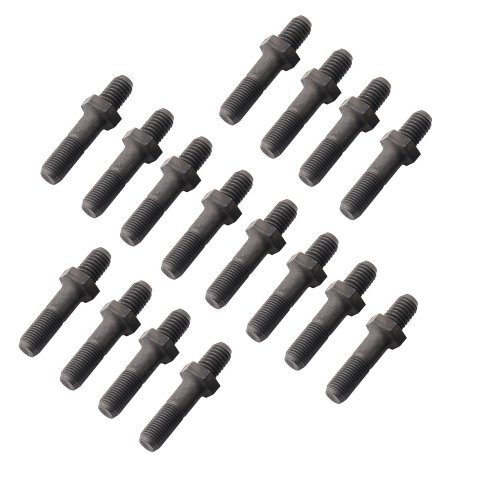 Mr. Gasket Screw-In Rocker Arm Studs 1074 Studs, 7/16-14 in., Bottom 7/16-20 in., Top Thread, 2 7/16 in. Long, Set of 16