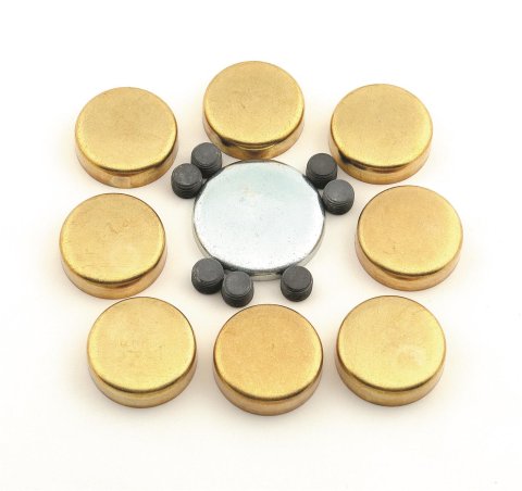 Mr. Gasket Freeze Plug Kits 6482 Kit Brass Big Block Chevy