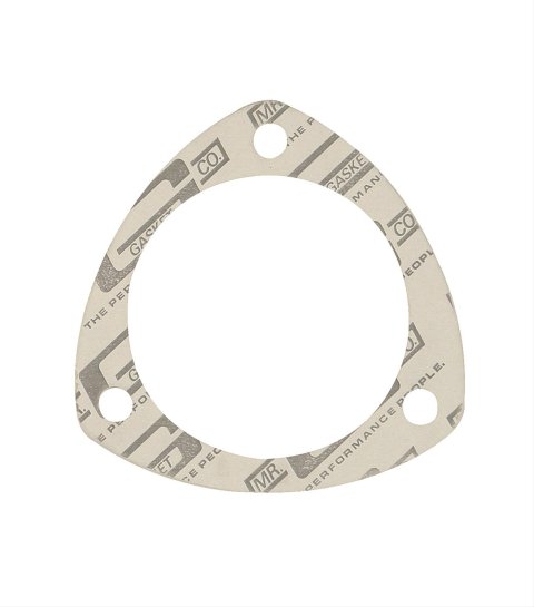 Mr. Gasket Standard Collector Gaskets 76 Gasket, Compressed Fiber Laminate, 3-Hole, 2.5 in. Inside Diameter, Each