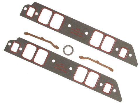 Mr. Gasket Intake Sets 5817 Gaskets, Manifold, Intake, Ultra-Seal, 2.550 in. x 1.850 in. Raised Port, .060 in. Thick, Chevy, Big Block, Set