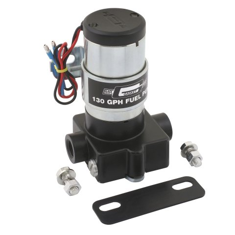Mr. Gasket High Performance Electric Fuel Pumps 130P Pump Electric, 130 gph., 14 psi., 3/8 in. NPT Female Inlet/Outlet, Each